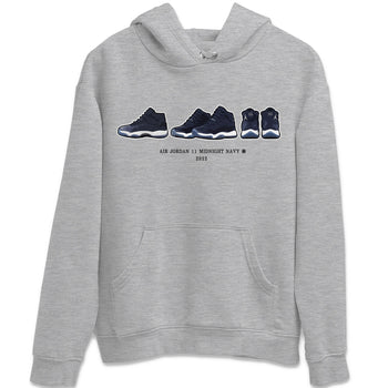 Jordan 11 Midnight Navy Sneaker Match Tees Air Jordan 11 Prelude Sneaker Tees Jordan 11 Midnight Navy Sneaker Release Tees Unisex Shirts