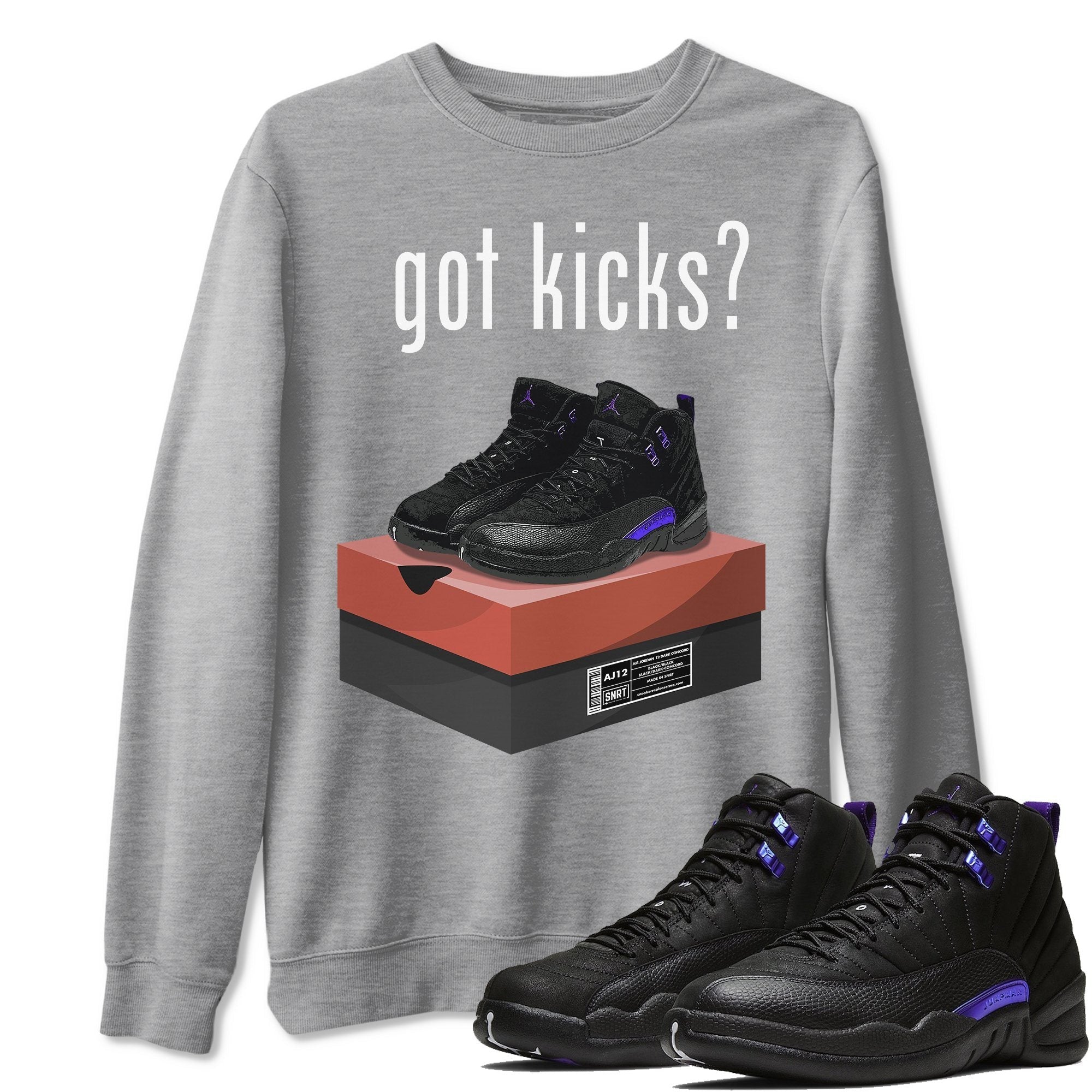 Jordan 12 Dark Concord Sneaker Match Tees Got Kicks Sneaker Tees Jordan 12 Dark Concord Sneaker Release Tees Unisex Shirts