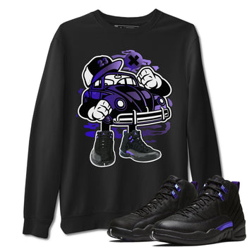 Jordan 12 Dark Concord Sneaker Match Tees Street Beetle Sneaker Tees Jordan 12 Dark Concord Sneaker Release Tees Unisex Shirts