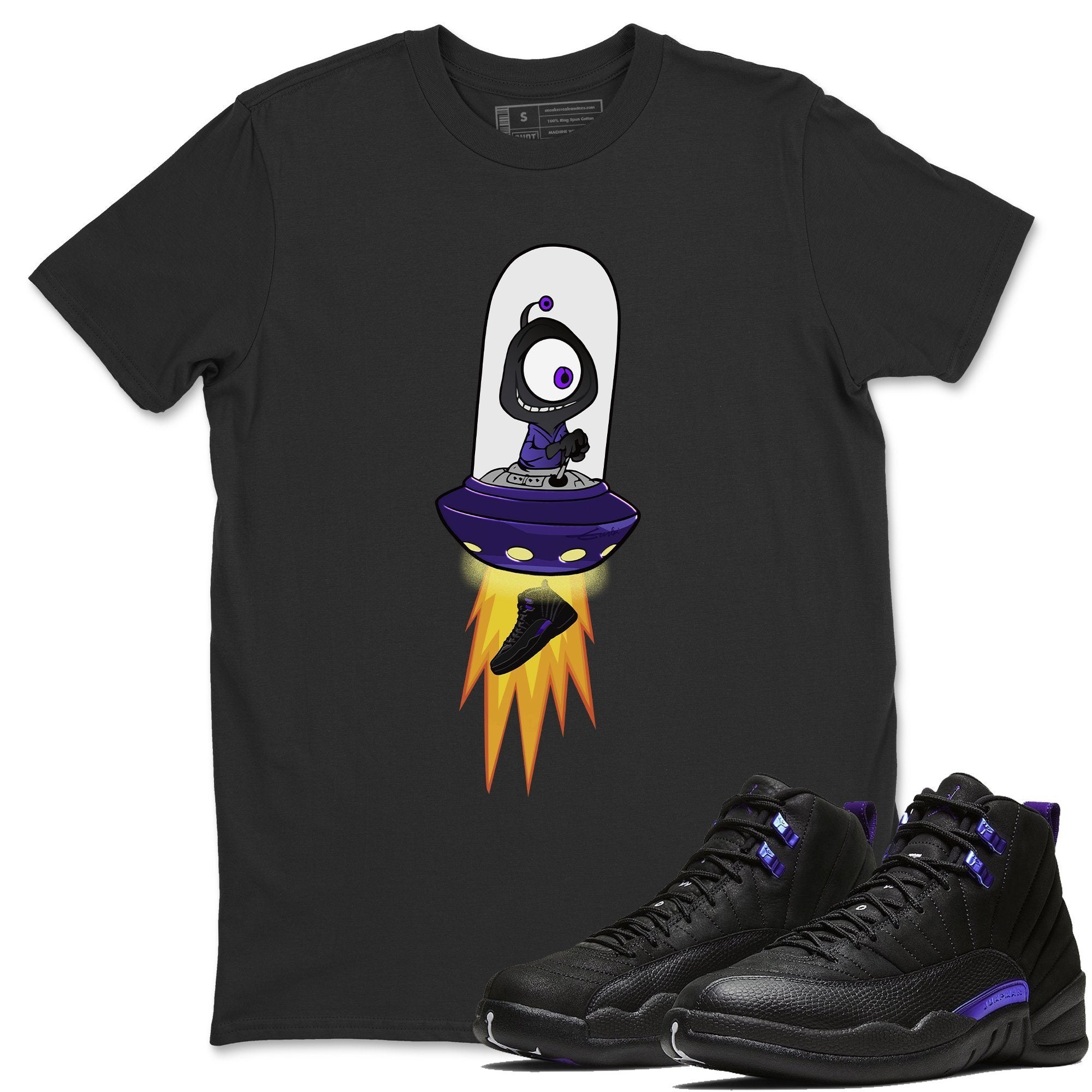 Jordan 12 Dark Concord Sneaker Match Tees Alien Sneaker Tees Jordan 12 Dark Concord Sneaker Release Tees Unisex Shirts