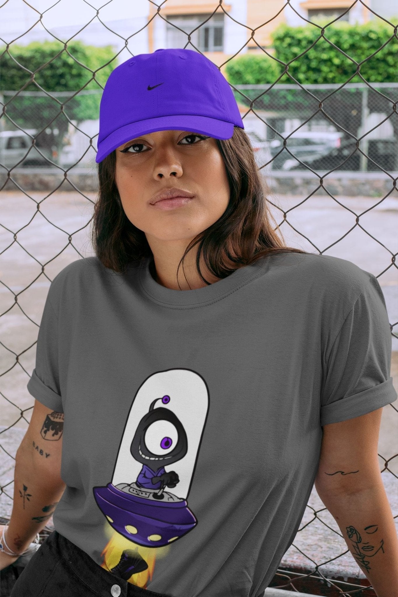Jordan 12 Dark Concord Sneaker Match Tees Alien Sneaker Tees Jordan 12 Dark Concord Sneaker Release Tees Unisex Shirts