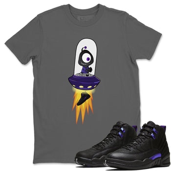 Jordan 12 Dark Concord Sneaker Match Tees Alien Sneaker Tees Jordan 12 Dark Concord Sneaker Release Tees Unisex Shirts