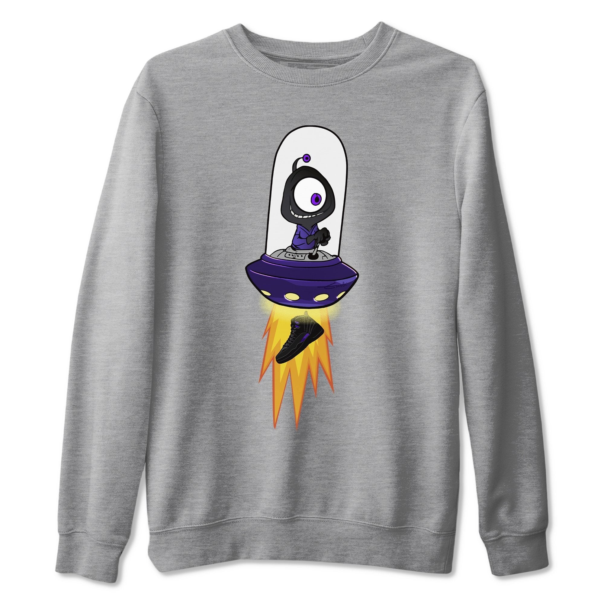 Jordan 12 Dark Concord Sneaker Match Tees Alien Sneaker Tees Jordan 12 Dark Concord Sneaker Release Tees Unisex Shirts