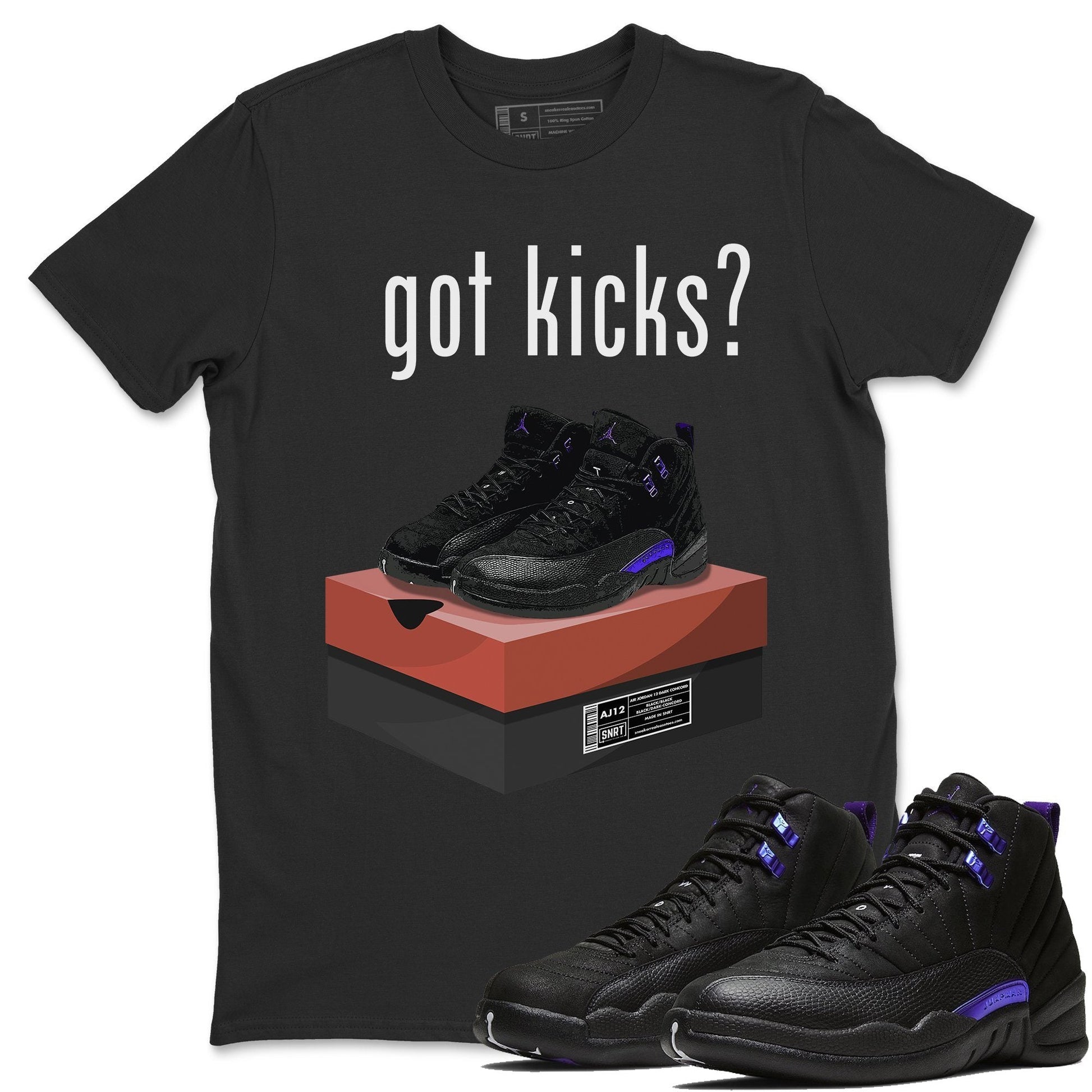 Jordan 12 Dark Concord Sneaker Match Tees Got Kicks Sneaker Tees Jordan 12 Dark Concord Sneaker Release Tees Unisex Shirts