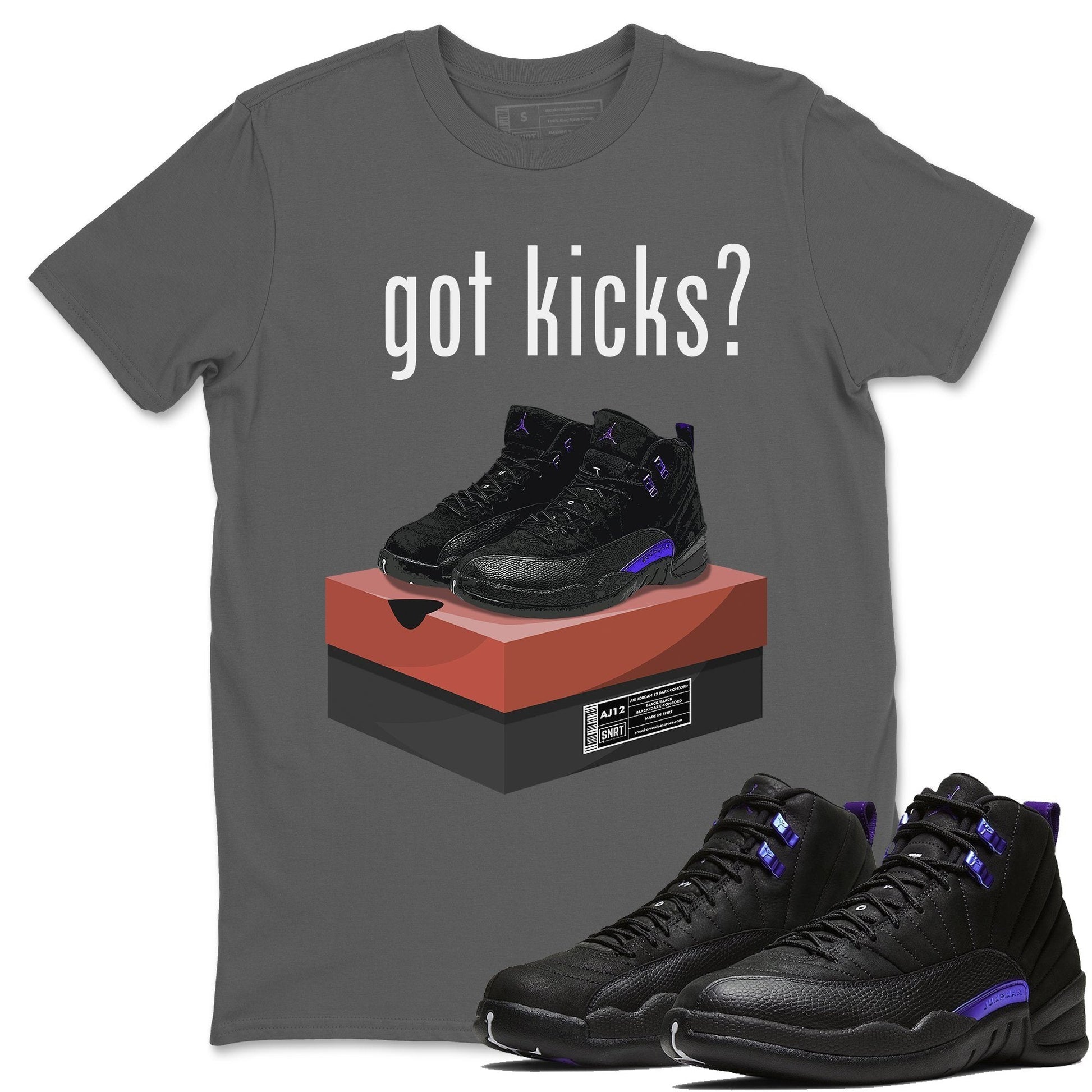 Jordan 12 Dark Concord Sneaker Match Tees Got Kicks Sneaker Tees Jordan 12 Dark Concord Sneaker Release Tees Unisex Shirts