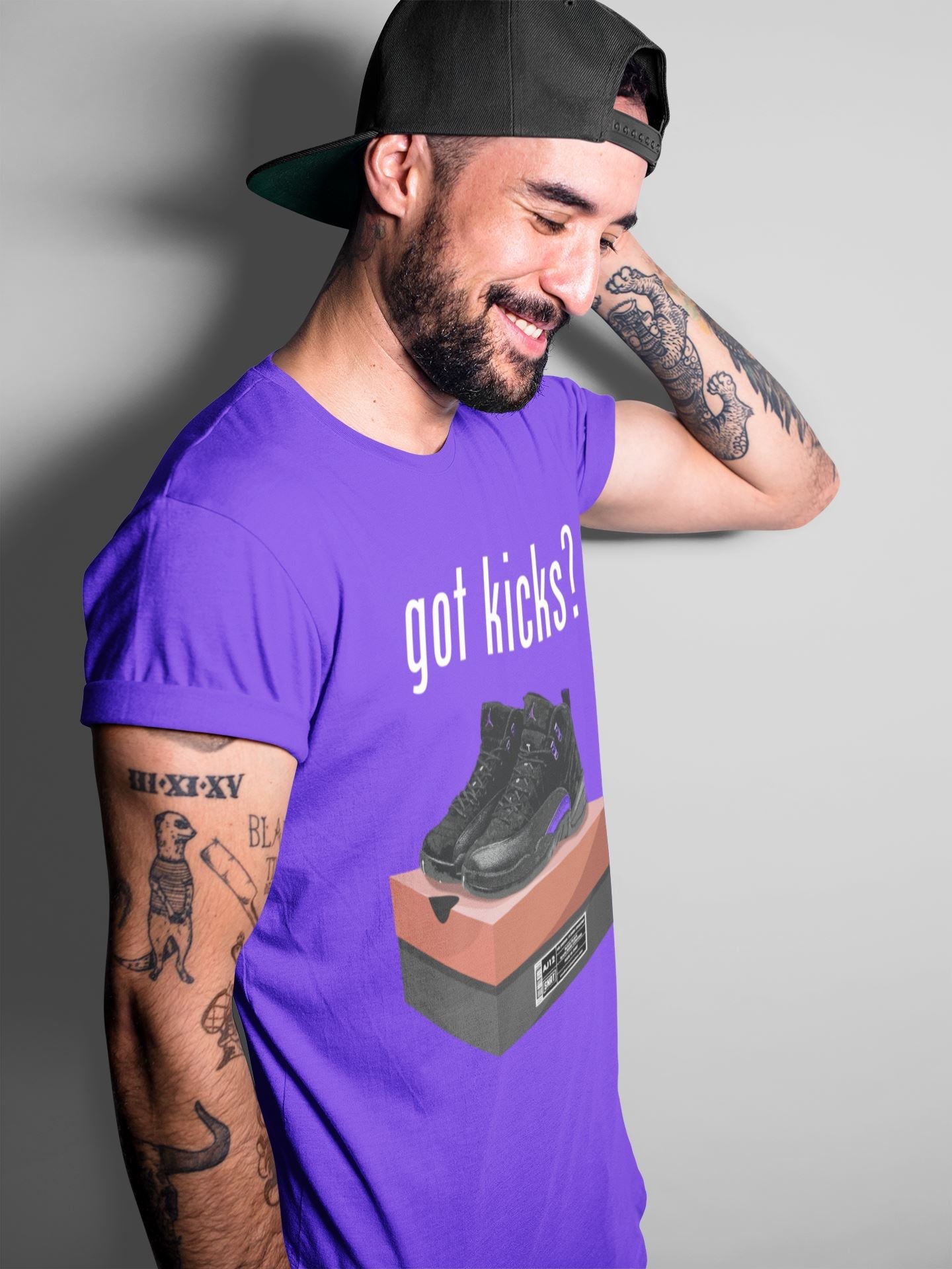 Jordan 12 Dark Concord Sneaker Match Tees Got Kicks Sneaker Tees Jordan 12 Dark Concord Sneaker Release Tees Unisex Shirts
