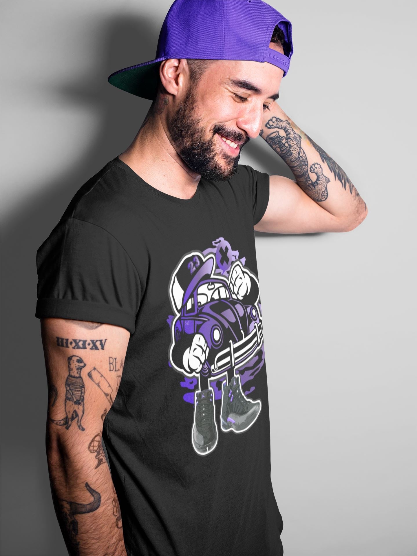 Jordan 12 Dark Concord Sneaker Match Tees Street Beetle Sneaker Tees Jordan 12 Dark Concord Sneaker Release Tees Unisex Shirts