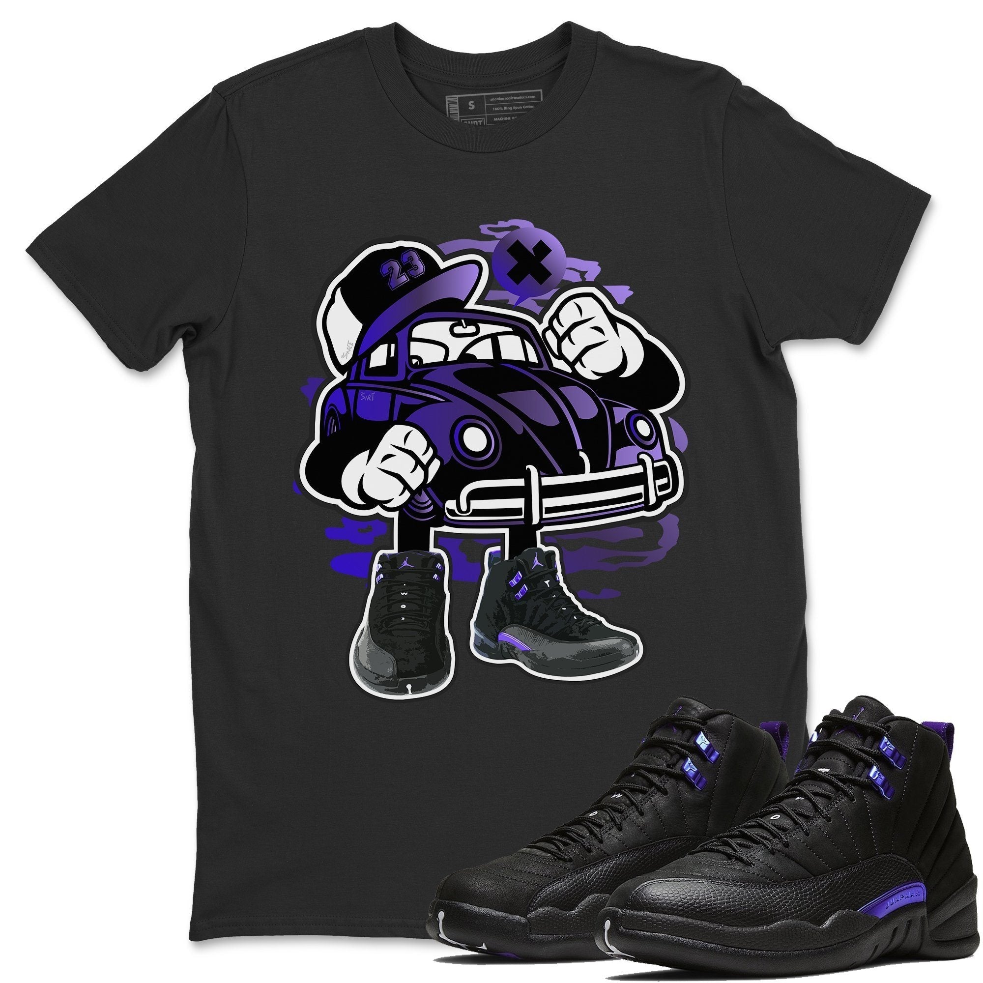 Jordan 12 Dark Concord Sneaker Match Tees Street Beetle Sneaker Tees Jordan 12 Dark Concord Sneaker Release Tees Unisex Shirts