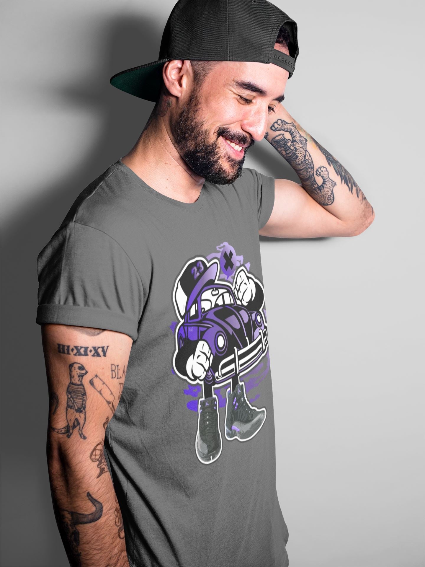 Jordan 12 Dark Concord Sneaker Match Tees Street Beetle Sneaker Tees Jordan 12 Dark Concord Sneaker Release Tees Unisex Shirts