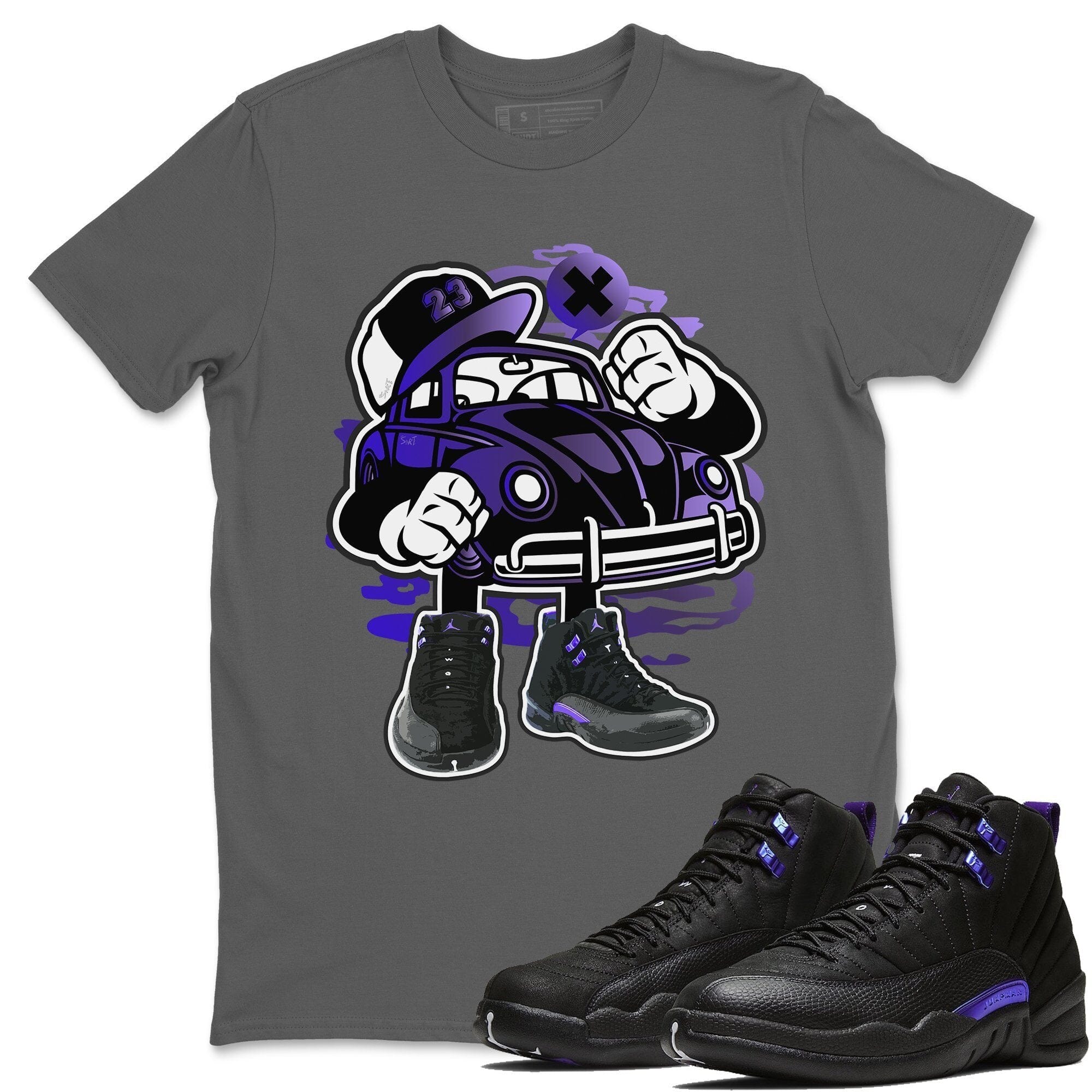 Jordan 12 Dark Concord Sneaker Match Tees Street Beetle Sneaker Tees Jordan 12 Dark Concord Sneaker Release Tees Unisex Shirts