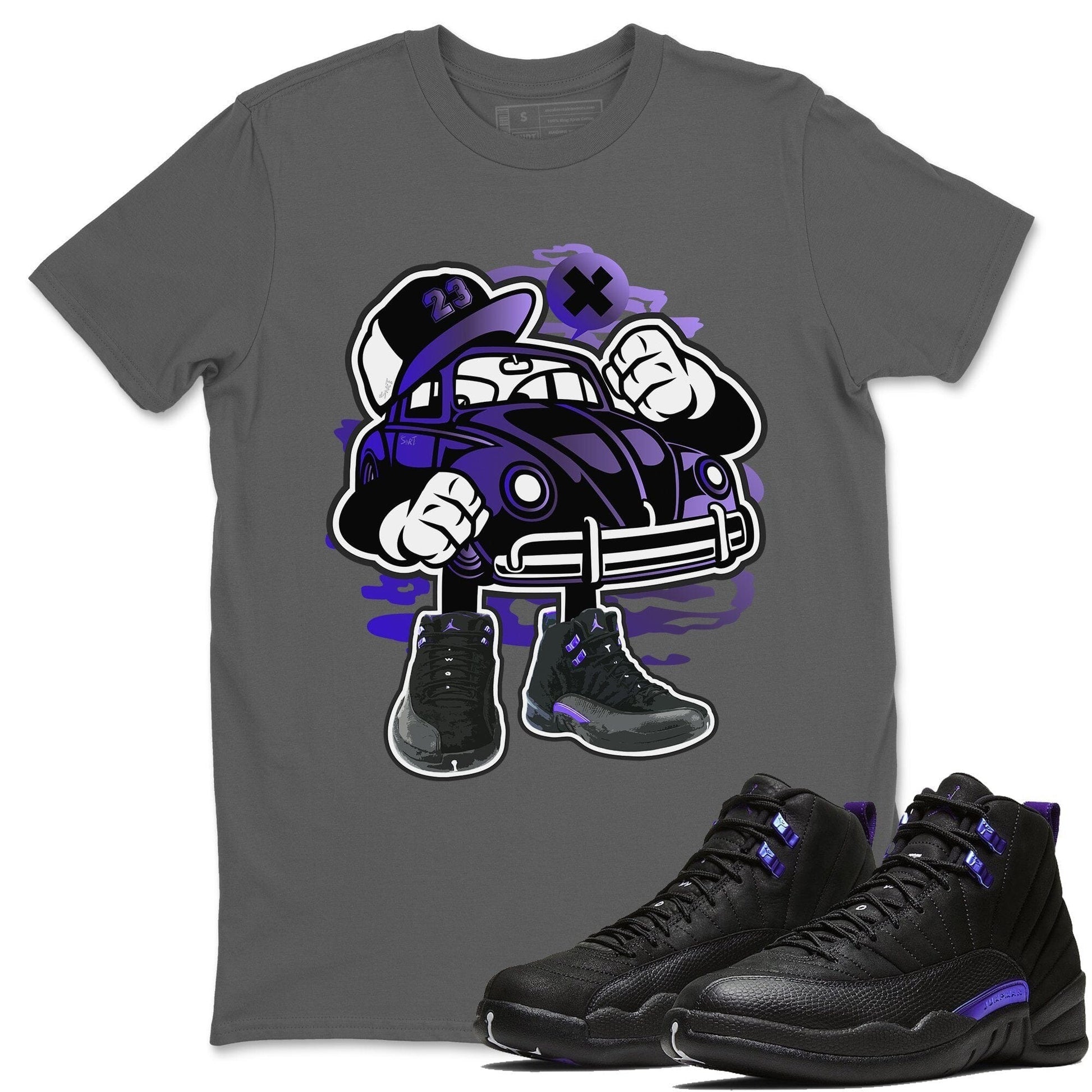 Jordan 12 Dark Concord Sneaker Match Tees Street Beetle Sneaker Tees Jordan 12 Dark Concord Sneaker Release Tees Unisex Shirts