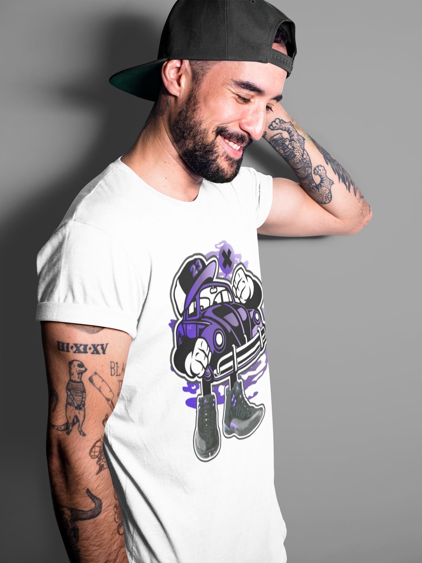Jordan 12 Dark Concord Sneaker Match Tees Street Beetle Sneaker Tees Jordan 12 Dark Concord Sneaker Release Tees Unisex Shirts