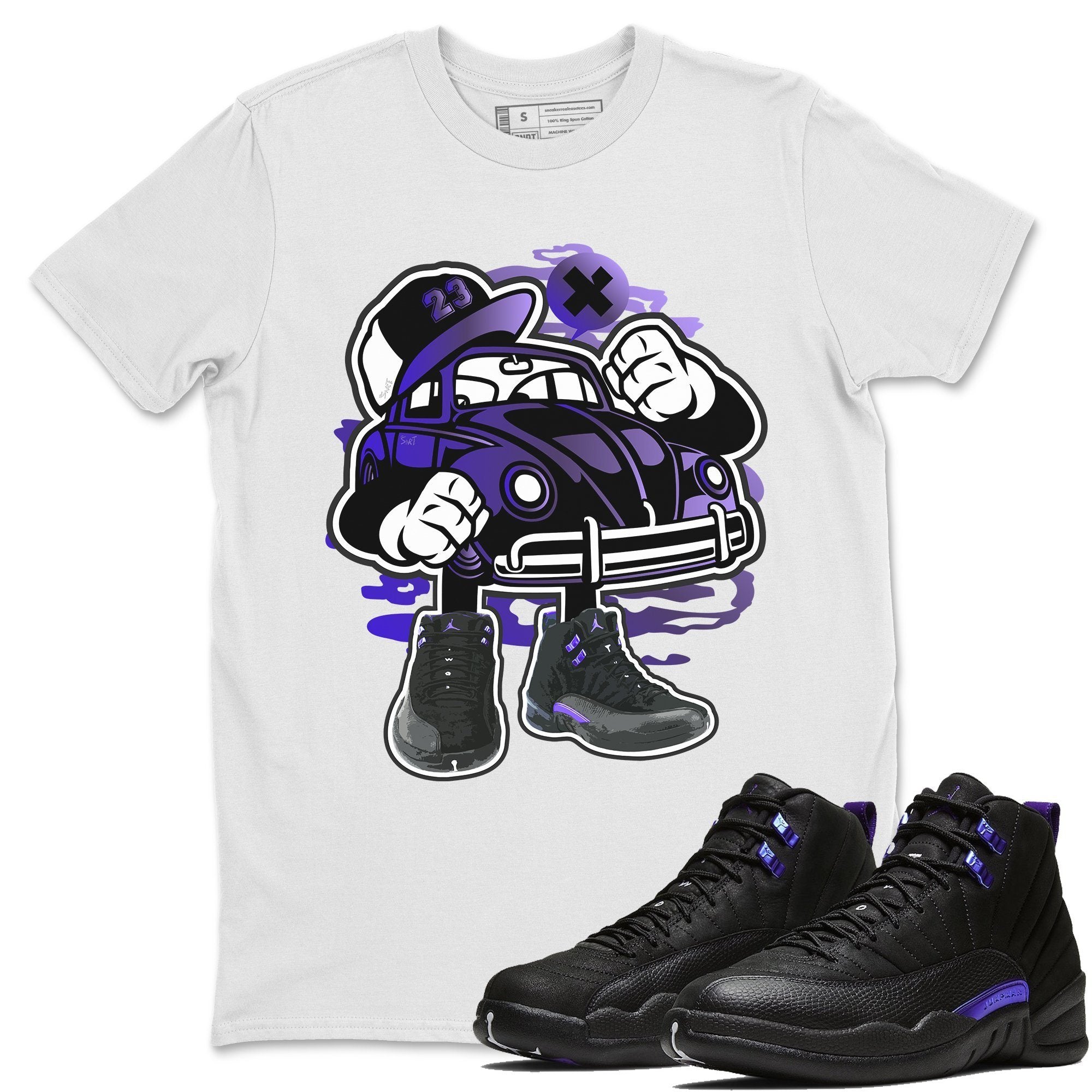 Jordan 12 Dark Concord Sneaker Match Tees Street Beetle Sneaker Tees Jordan 12 Dark Concord Sneaker Release Tees Unisex Shirts