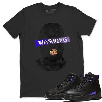 Jordan 12 Dark Concord Sneaker Match Tees Warning Sneaker Tees Jordan 12 Dark Concord Sneaker Release Tees Unisex Shirts
