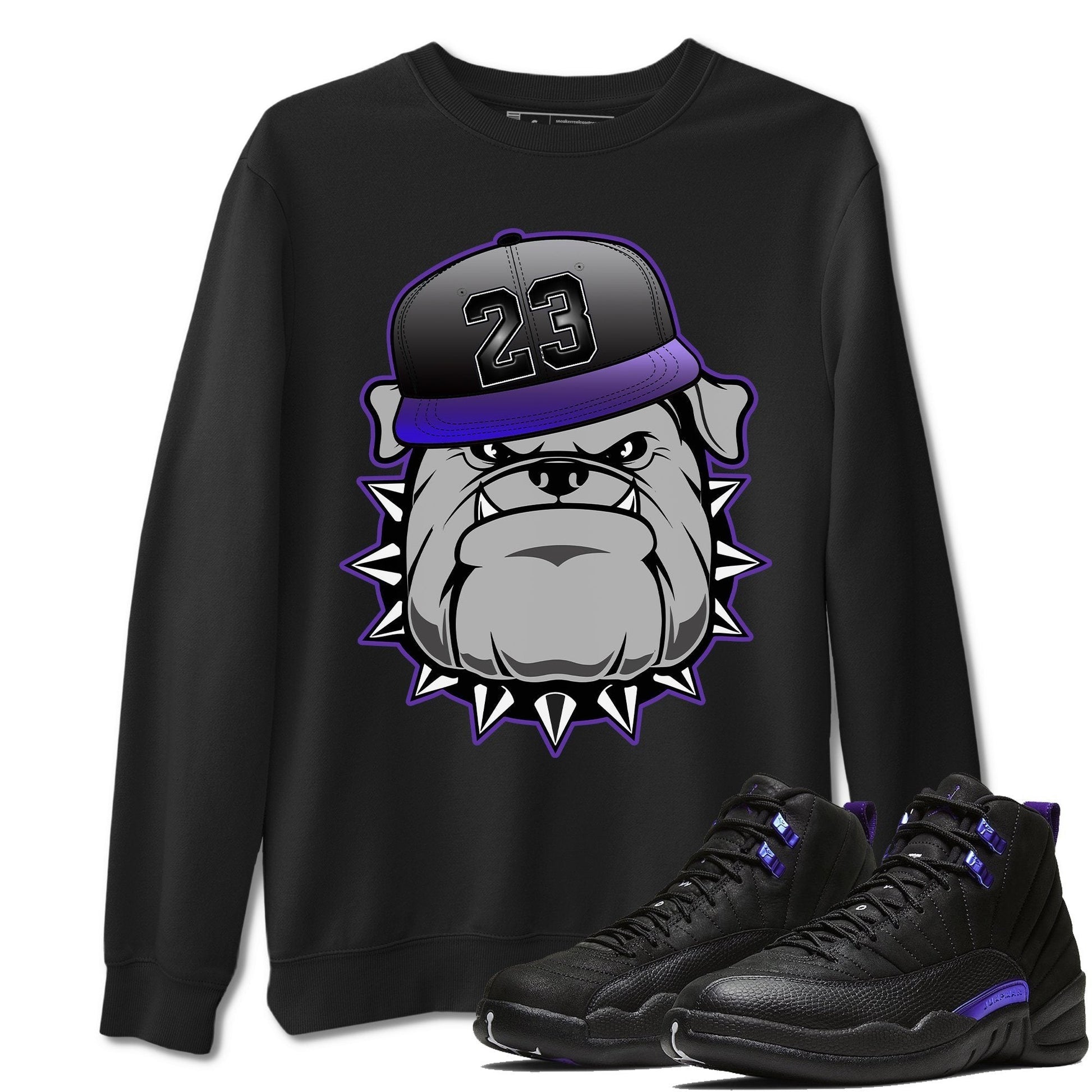 Jordan 12 Dark Concord Sneaker Match Tees English Bulldog Sneaker Tees Jordan 12 Dark Concord Sneaker Release Tees Unisex Shirts