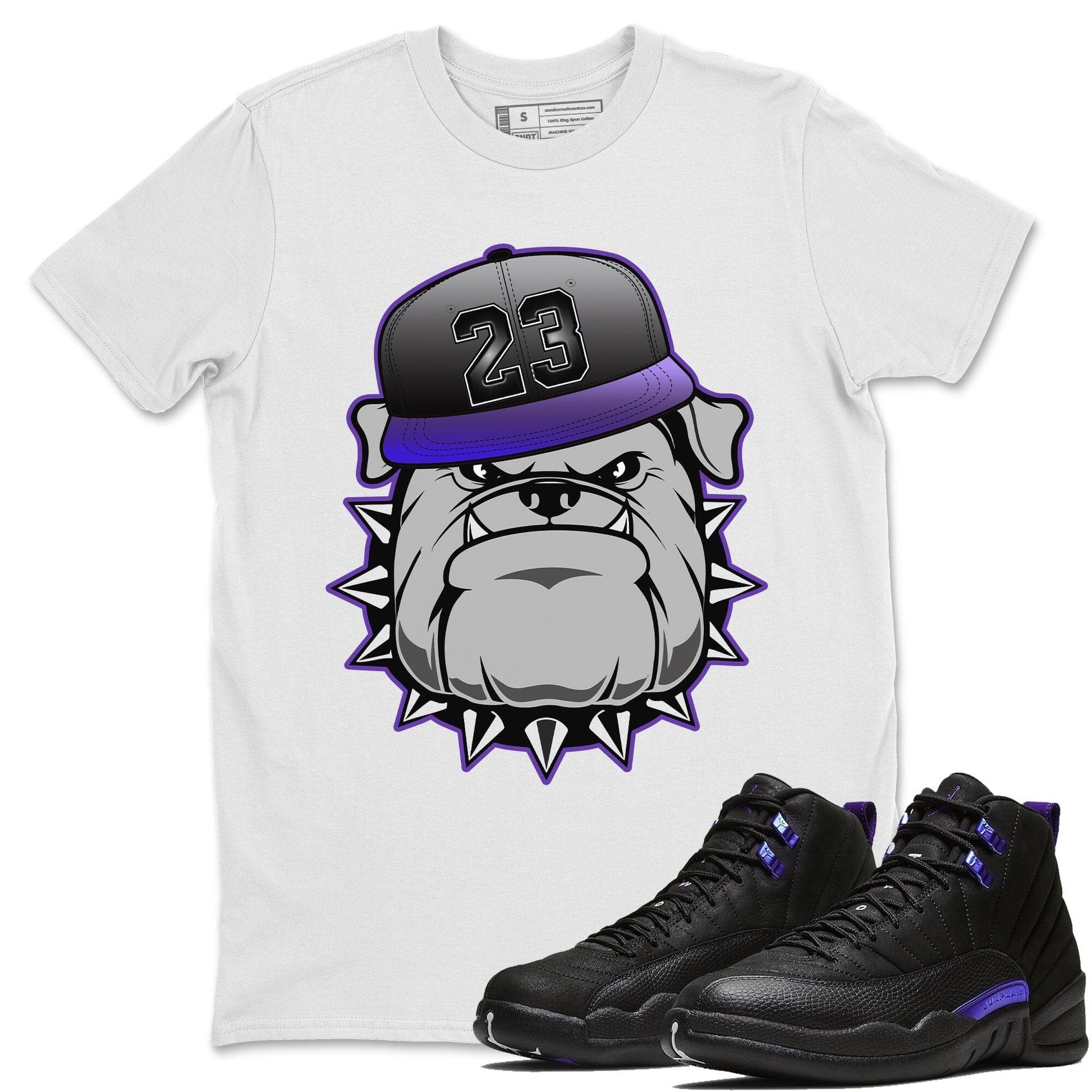 Jordan 12 Dark Concord Sneaker Match Tees English Bulldog Sneaker Tees Jordan 12 Dark Concord Sneaker Release Tees Unisex Shirts
