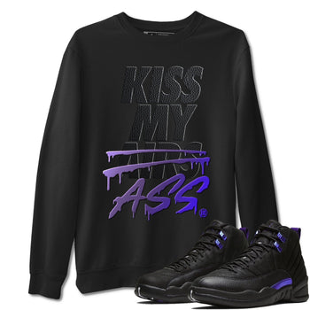 Jordan 12 Dark Concord Sneaker Match Tees Kiss My Ass Sneaker Tees Jordan 12 Dark Concord Sneaker Release Tees Unisex Shirts