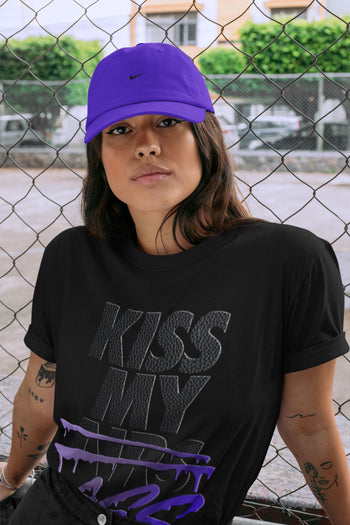 Jordan 12 Dark Concord Sneaker Match Tees Kiss My Ass Sneaker Tees Jordan 12 Dark Concord Sneaker Release Tees Unisex Shirts