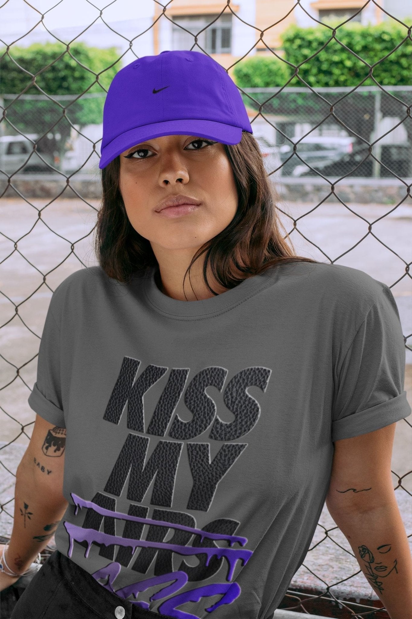 Jordan 12 Dark Concord Sneaker Match Tees Kiss My Ass Sneaker Tees Jordan 12 Dark Concord Sneaker Release Tees Unisex Shirts