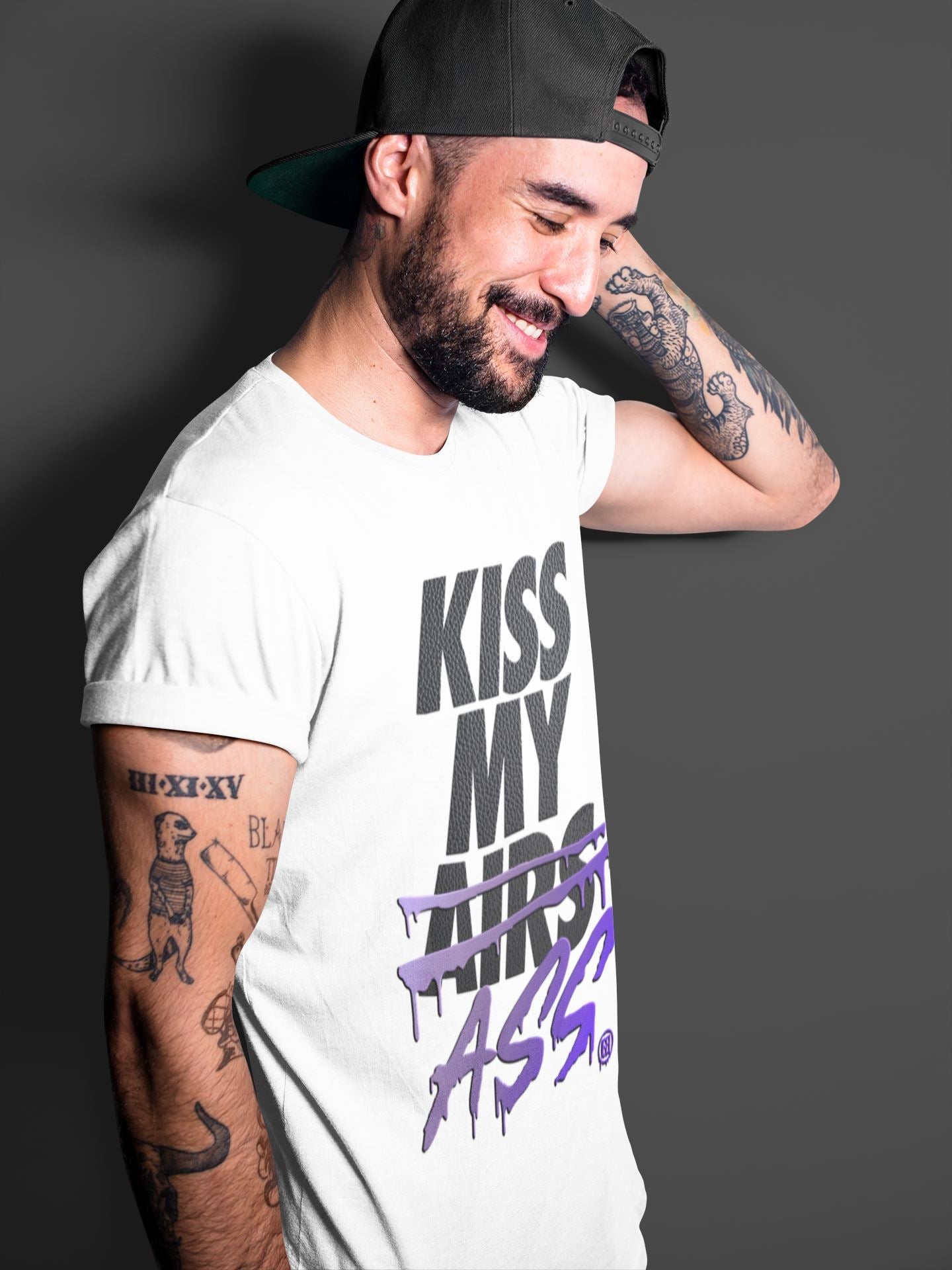 Jordan 12 Dark Concord Sneaker Match Tees Kiss My Ass Sneaker Tees Jordan 12 Dark Concord Sneaker Release Tees Unisex Shirts