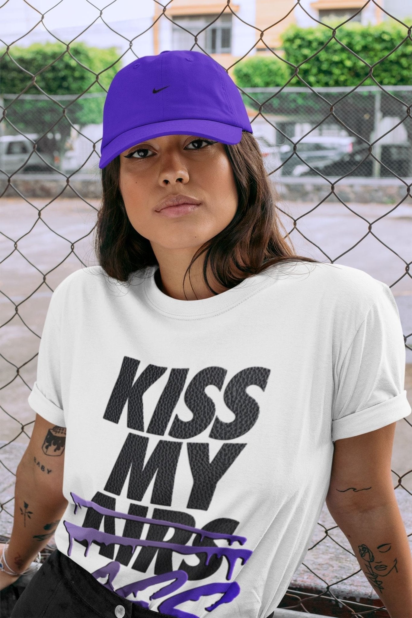 Jordan 12 Dark Concord Sneaker Match Tees Kiss My Ass Sneaker Tees Jordan 12 Dark Concord Sneaker Release Tees Unisex Shirts