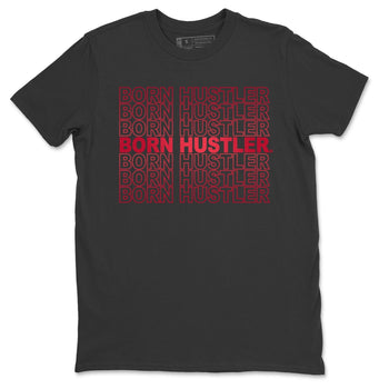 Jordan 12 Reverse Flu Game Sneaker Match Tees Born Hustler Sneaker Tees Jordan 12 Reverse Flu Game Sneaker Release Tees Unisex Shirts