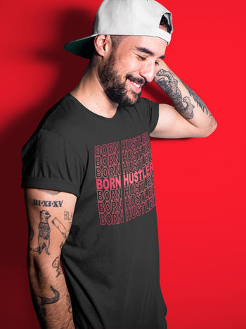 Jordan 12 Reverse Flu Game Sneaker Match Tees Born Hustler Sneaker Tees Jordan 12 Reverse Flu Game Sneaker Release Tees Unisex Shirts