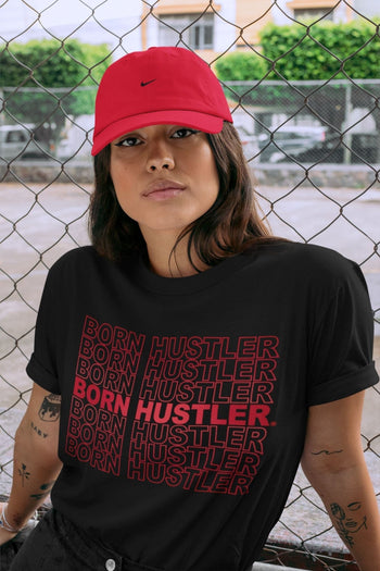 Jordan 12 Reverse Flu Game Sneaker Match Tees Born Hustler Sneaker Tees Jordan 12 Reverse Flu Game Sneaker Release Tees Unisex Shirts