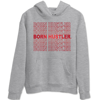 Jordan 12 Reverse Flu Game Sneaker Match Tees Born Hustler Sneaker Tees Jordan 12 Reverse Flu Game Sneaker Release Tees Unisex Shirts