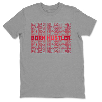 Jordan 12 Reverse Flu Game Sneaker Match Tees Born Hustler Sneaker Tees Jordan 12 Reverse Flu Game Sneaker Release Tees Unisex Shirts