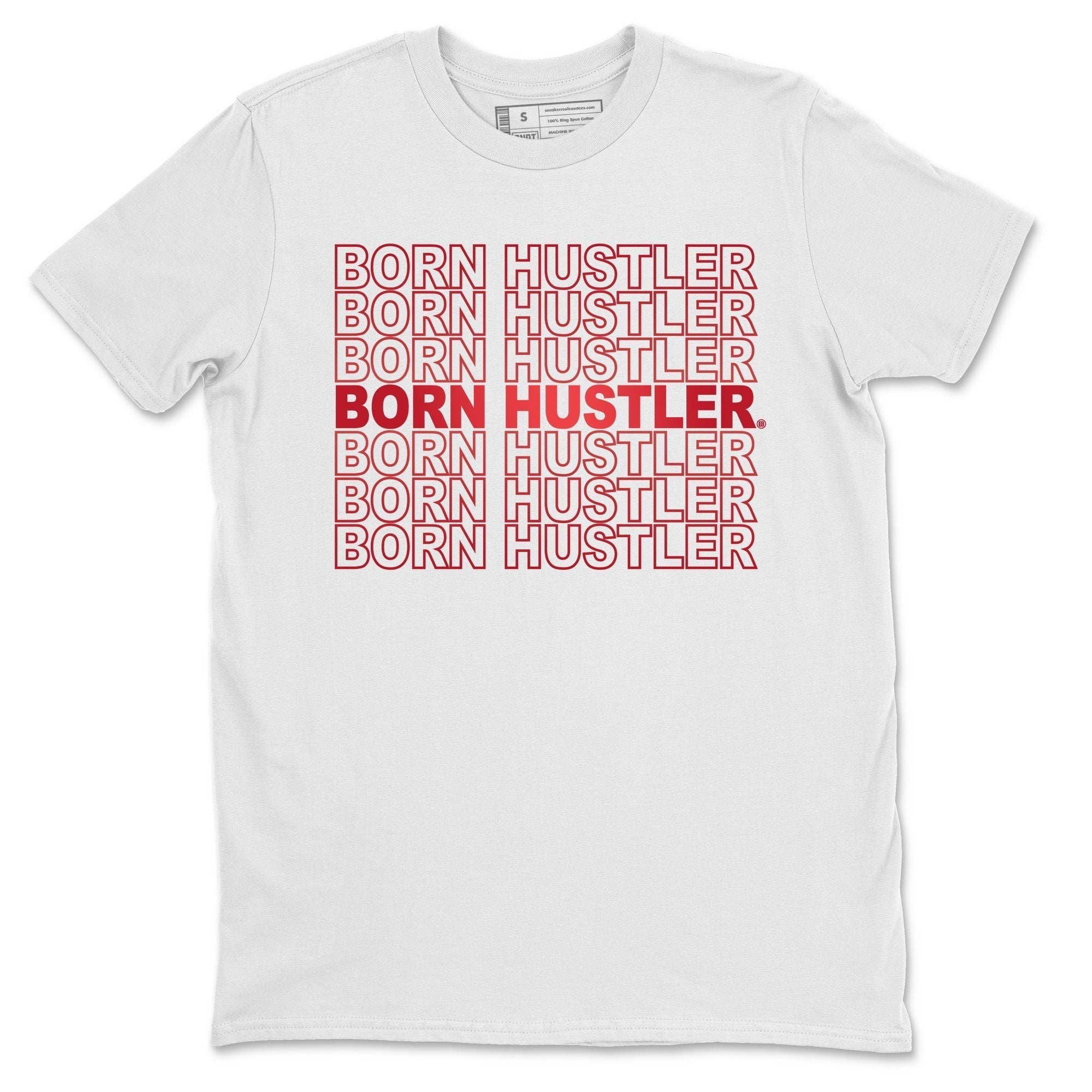 Jordan 12 Reverse Flu Game Sneaker Match Tees Born Hustler Sneaker Tees Jordan 12 Reverse Flu Game Sneaker Release Tees Unisex Shirts