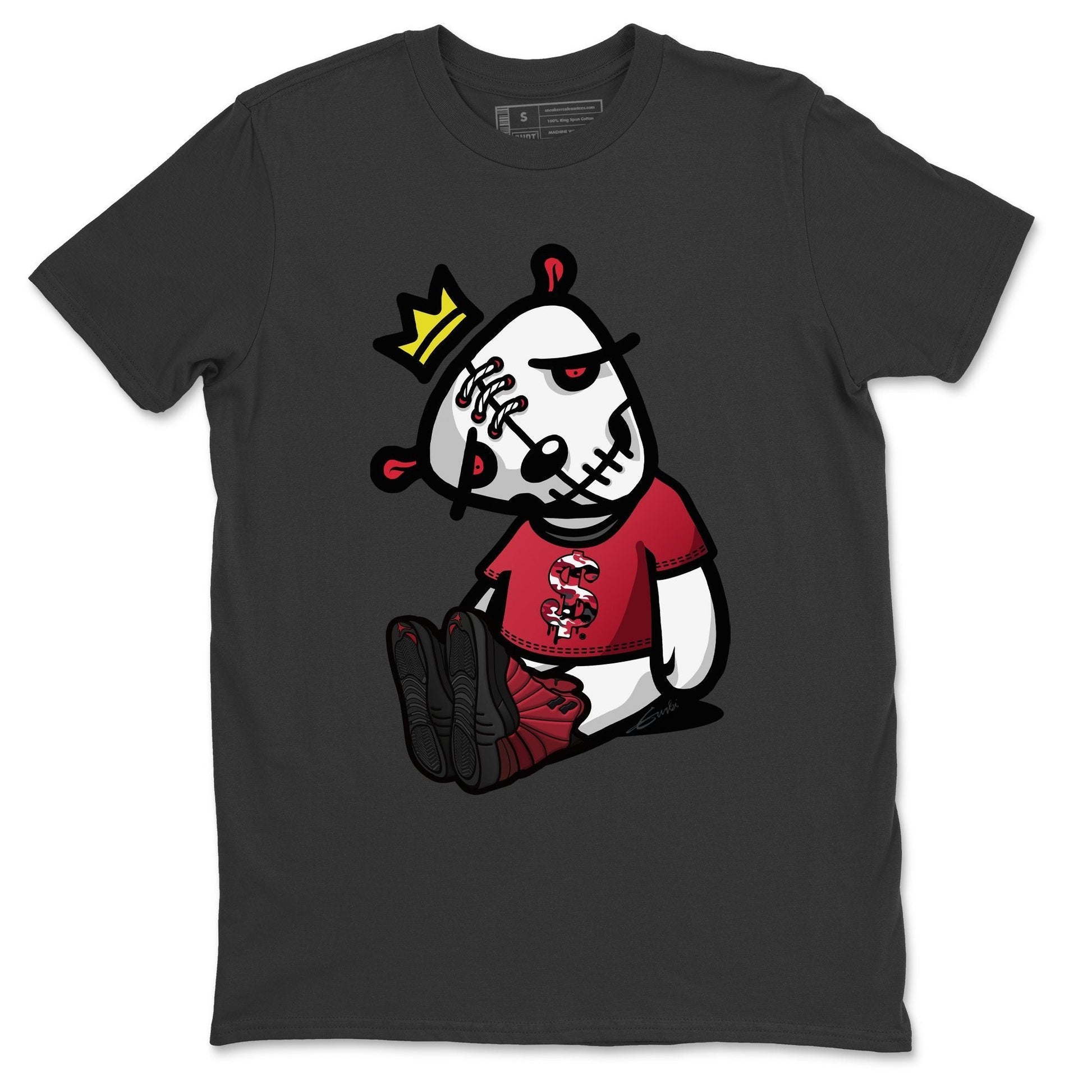 Jordan 12 Reverse Flu Game Sneaker Match Tees Dead Dolls Sneaker Tees Jordan 12 Reverse Flu Game Sneaker Release Tees Unisex Shirts