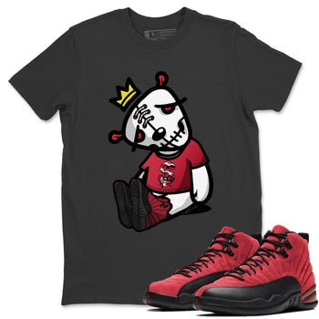 Jordan 12 Reverse Flu Game Sneaker Match Tees Dead Dolls Sneaker Tees Jordan 12 Reverse Flu Game Sneaker Release Tees Unisex Shirts