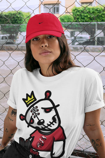 Jordan 12 Reverse Flu Game Sneaker Match Tees Dead Dolls Sneaker Tees Jordan 12 Reverse Flu Game Sneaker Release Tees Unisex Shirts
