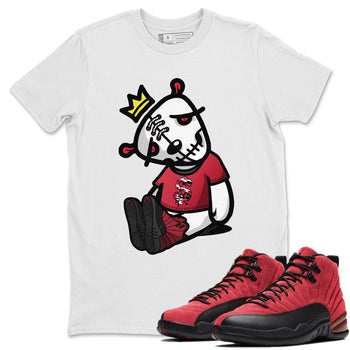 Jordan 12 Reverse Flu Game Sneaker Match Tees Dead Dolls Sneaker Tees Jordan 12 Reverse Flu Game Sneaker Release Tees Unisex Shirts