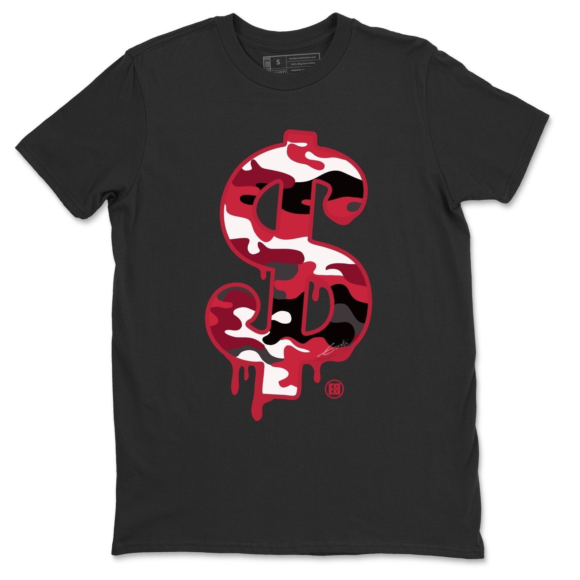 Jordan 12 Reverse Flu Game Sneaker Match Tees Dollar Camo Sneaker Tees Jordan 12 Reverse Flu Game Sneaker Release Tees Unisex Shirts