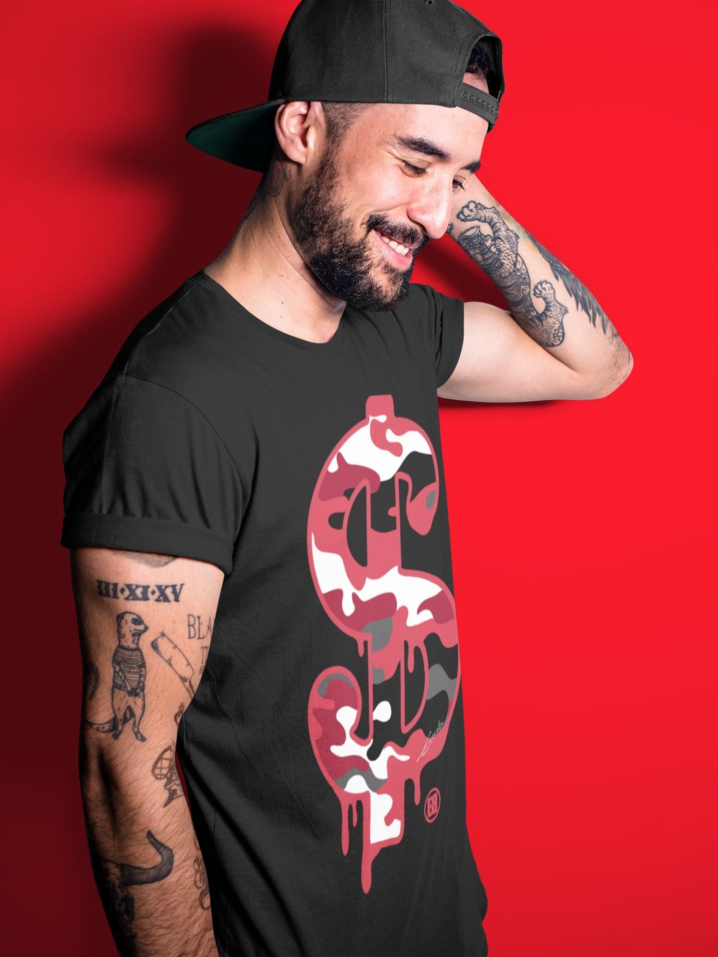 Jordan 12 Reverse Flu Game Sneaker Match Tees Dollar Camo Sneaker Tees Jordan 12 Reverse Flu Game Sneaker Release Tees Unisex Shirts