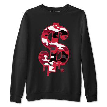 Jordan 12 Reverse Flu Game Sneaker Match Tees Dollar Camo Sneaker Tees Jordan 12 Reverse Flu Game Sneaker Release Tees Unisex Shirts