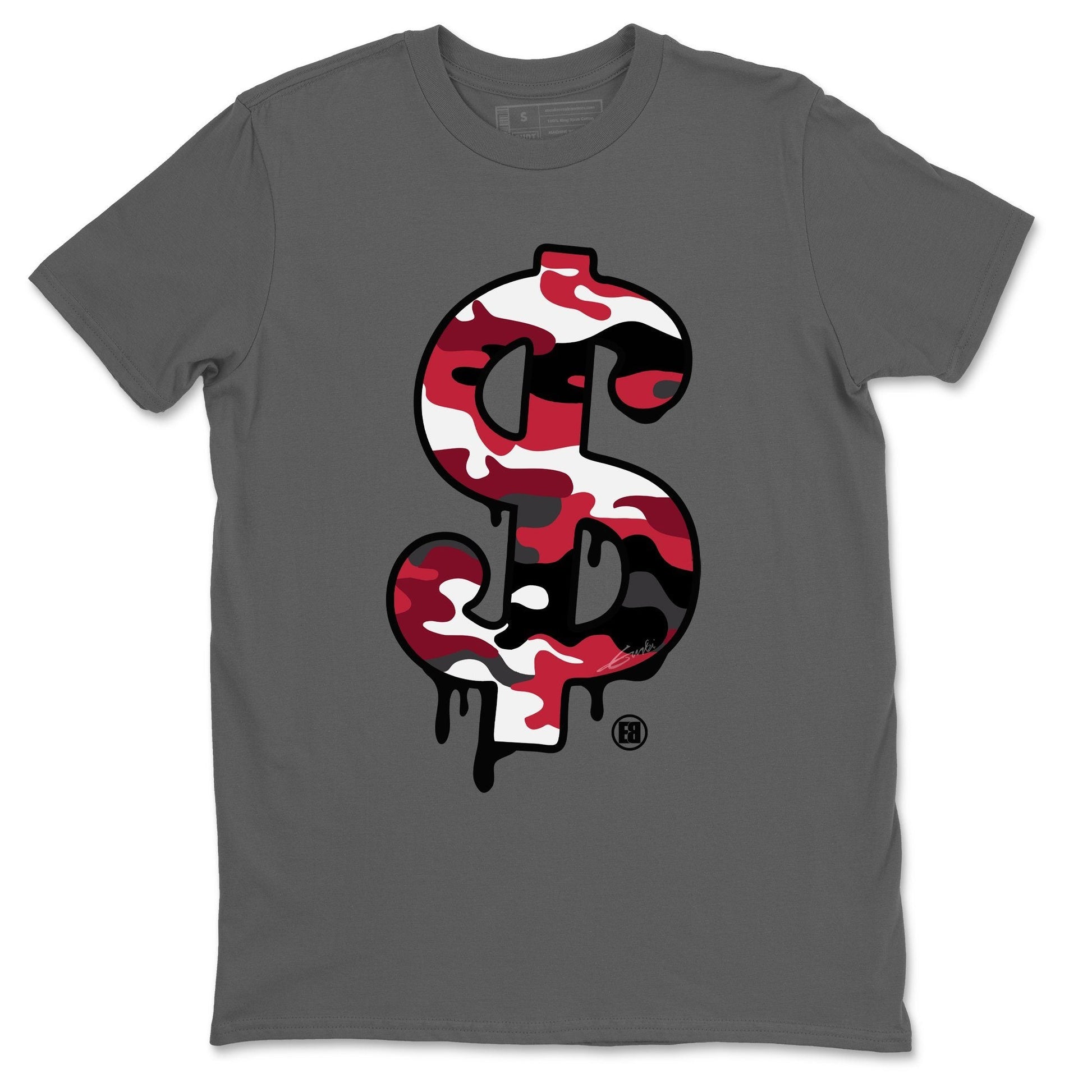 Jordan 12 Reverse Flu Game Sneaker Match Tees Dollar Camo Sneaker Tees Jordan 12 Reverse Flu Game Sneaker Release Tees Unisex Shirts