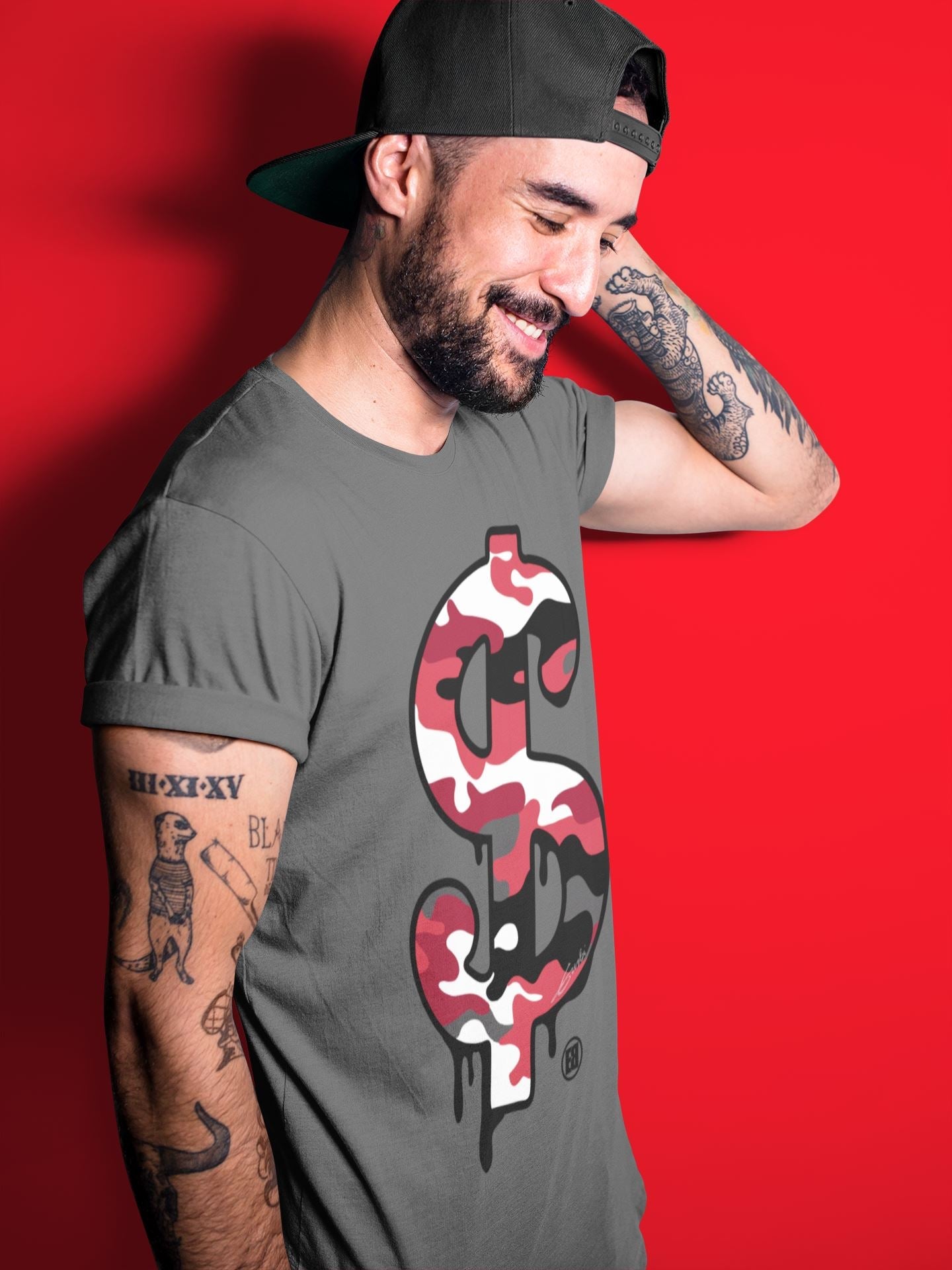 Jordan 12 Reverse Flu Game Sneaker Match Tees Dollar Camo Sneaker Tees Jordan 12 Reverse Flu Game Sneaker Release Tees Unisex Shirts