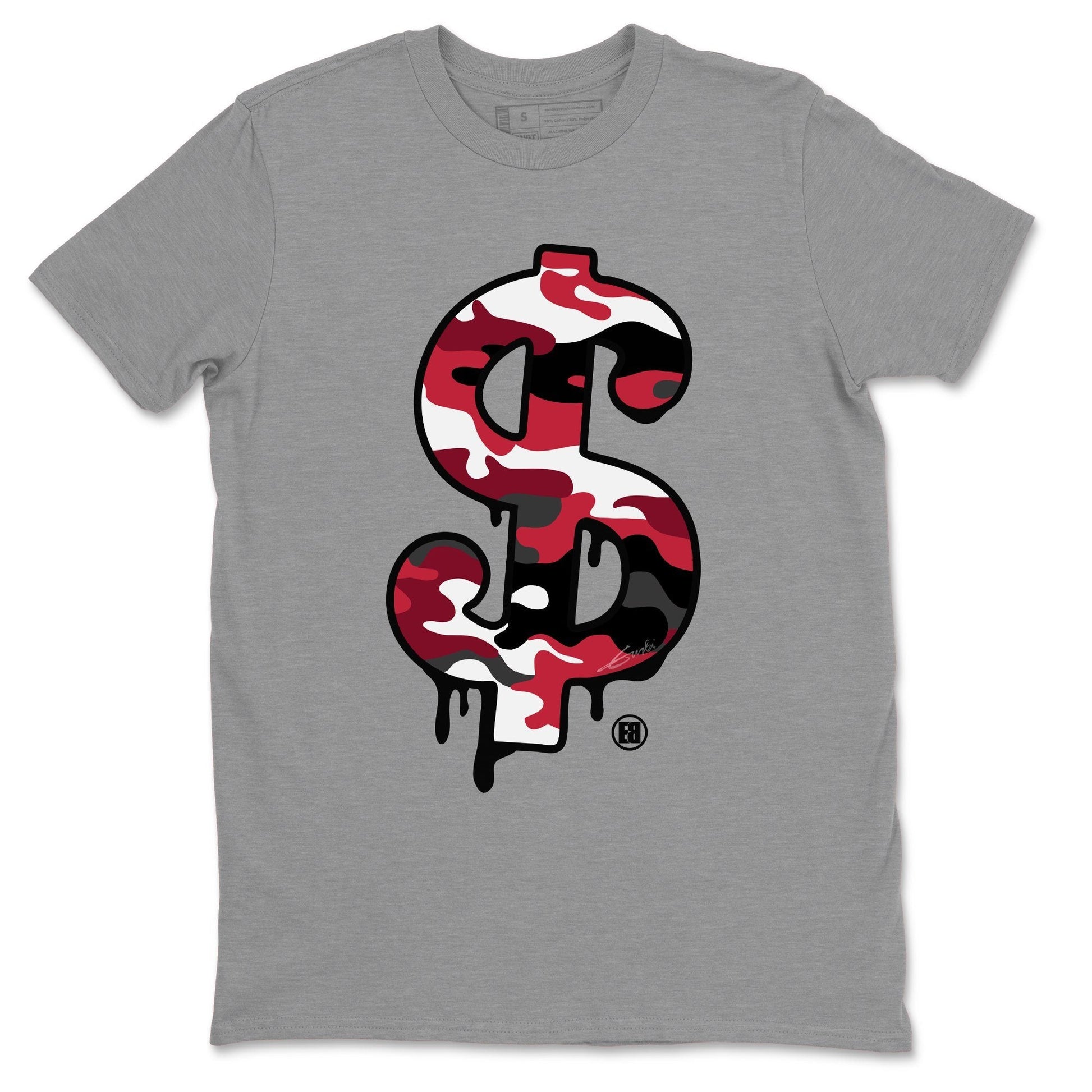Jordan 12 Reverse Flu Game Sneaker Match Tees Dollar Camo Sneaker Tees Jordan 12 Reverse Flu Game Sneaker Release Tees Unisex Shirts