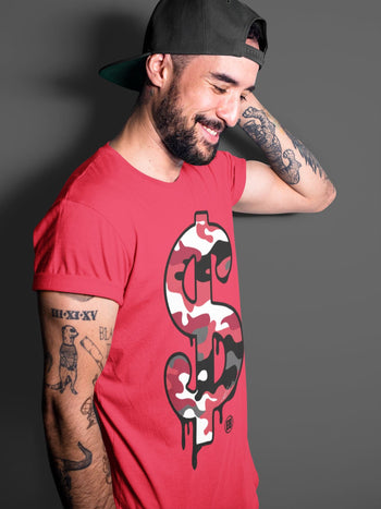 Jordan 12 Reverse Flu Game Sneaker Match Tees Dollar Camo Sneaker Tees Jordan 12 Reverse Flu Game Sneaker Release Tees Unisex Shirts