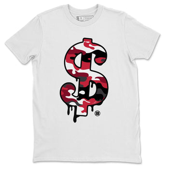 Jordan 12 Reverse Flu Game Sneaker Match Tees Dollar Camo Sneaker Tees Jordan 12 Reverse Flu Game Sneaker Release Tees Unisex Shirts