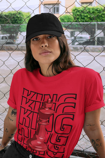 Jordan 12 Reverse Flu Game Sneaker Match Tees King Sneaker Tees Jordan 12 Reverse Flu Game Sneaker Release Tees Unisex Shirts