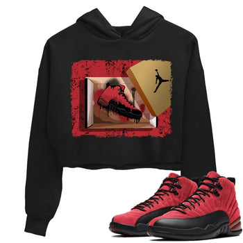 Jordan 12 Reverse Flu Game Sneaker Match Tees New Kicks Sneaker Tees Jordan 12 Reverse Flu Game Sneaker Release Tees Women's Shirts