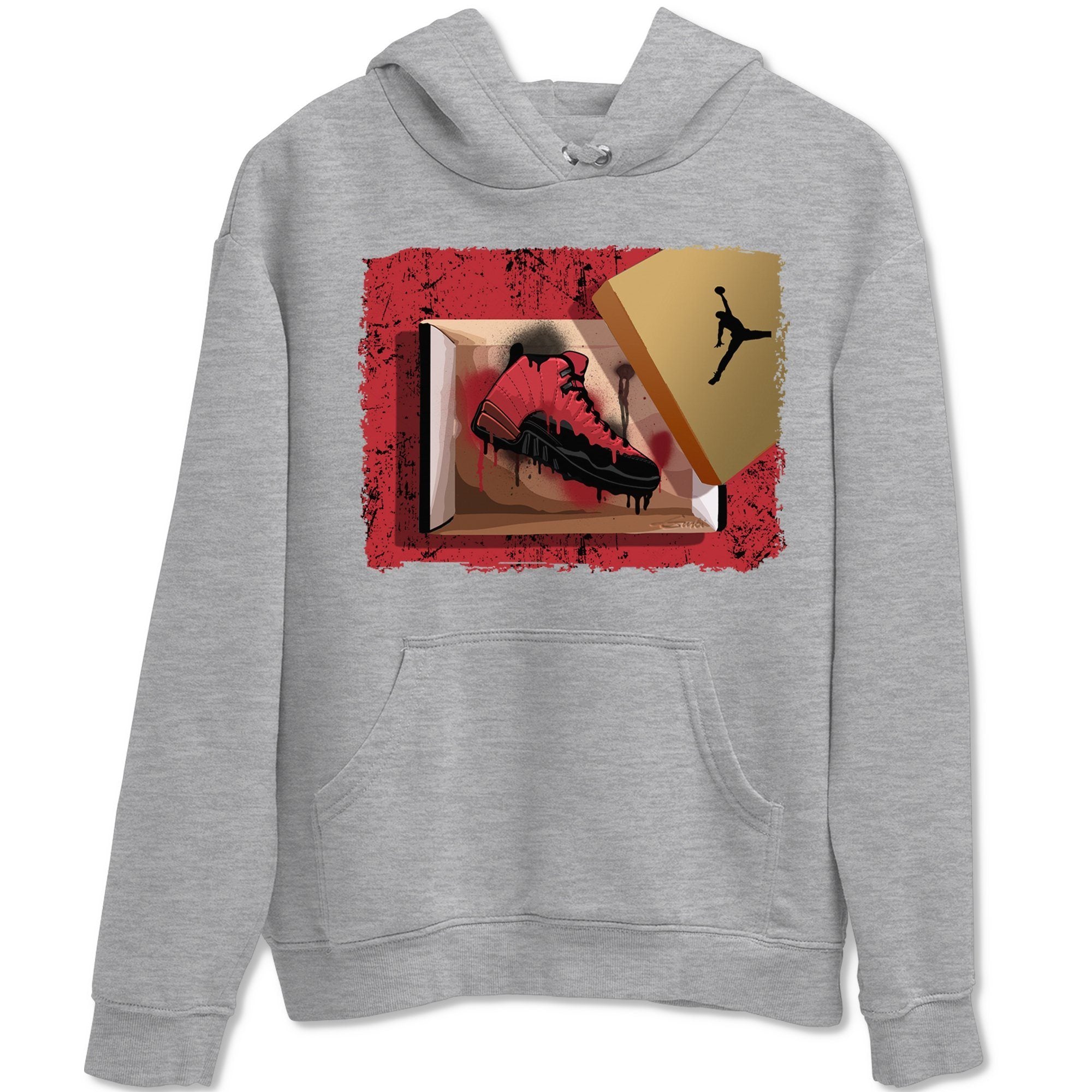 Jordan 12 Reverse Flu Game Sneaker Match Tees New Kicks Sneaker Tees Jordan 12 Reverse Flu Game Sneaker Release Tees Unisex Shirts