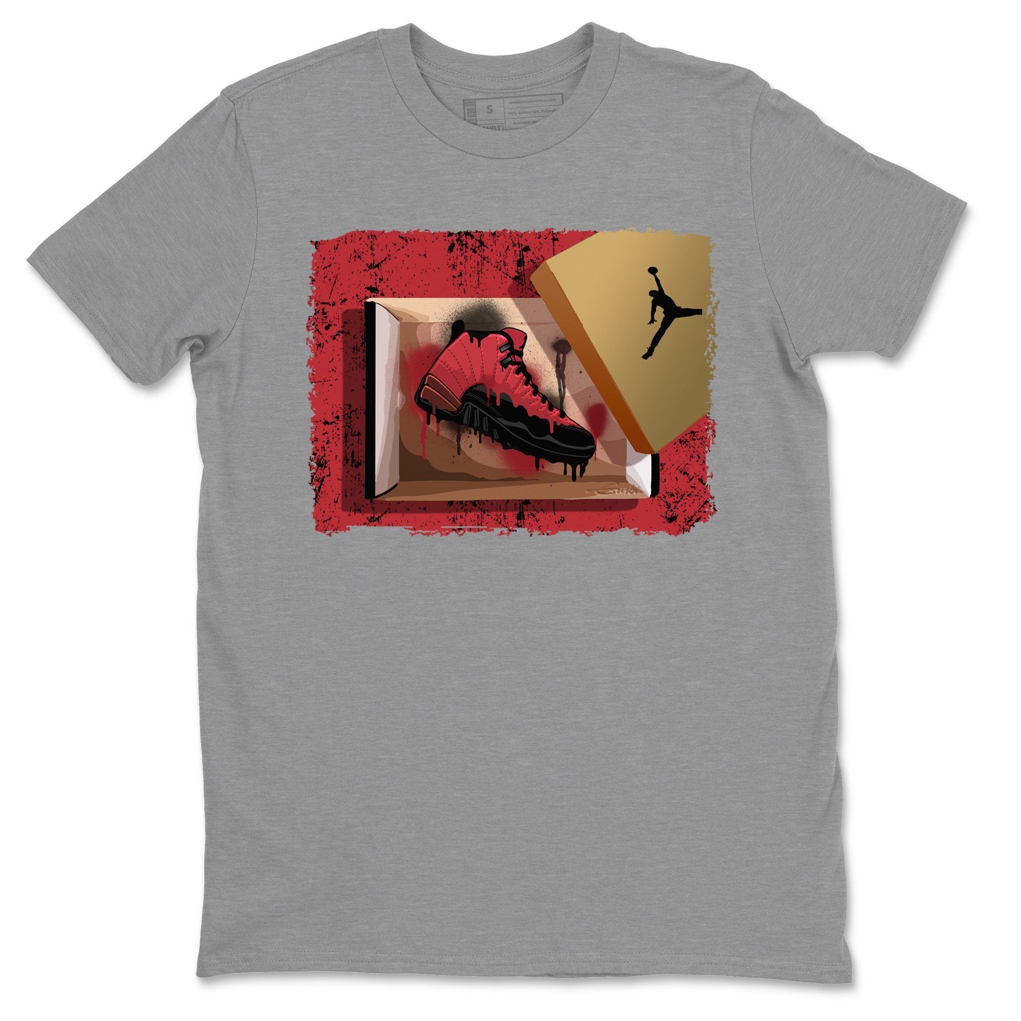 Jordan 12 Reverse Flu Game Sneaker Match Tees New Kicks Sneaker Tees Jordan 12 Reverse Flu Game Sneaker Release Tees Unisex Shirts
