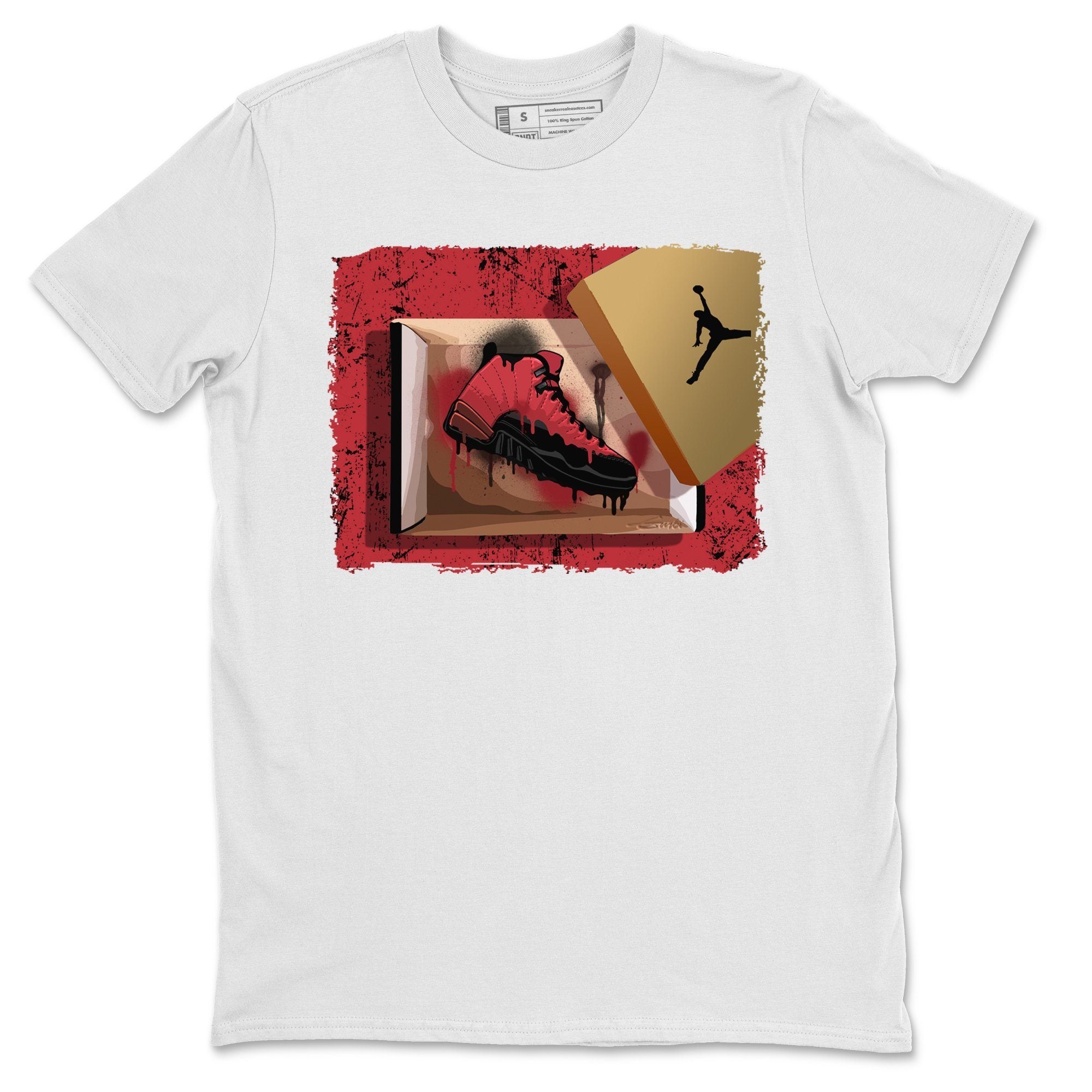 Jordan 12 Reverse Flu Game Sneaker Match Tees New Kicks Sneaker Tees Jordan 12 Reverse Flu Game Sneaker Release Tees Unisex Shirts