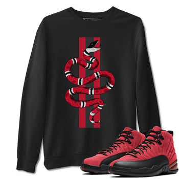 Jordan 12 Reverse Flu Game Sneaker Match Tees Snake Sneaker Tees Jordan 12 Reverse Flu Game Sneaker Release Tees Unisex Shirts