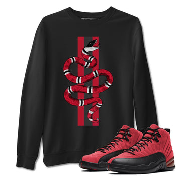 Jordan 12 Reverse Flu Game Sneaker Match Tees Snake Sneaker Tees Jordan 12 Reverse Flu Game Sneaker Release Tees Unisex Shirts